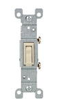 Leviton 15 amps Toggle Switch Ivory 1 pk