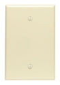Leviton Ivory 1 gang Thermoset Plastic Blank Wall Plate 1 pk