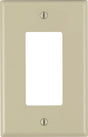 Leviton Ivory 1 gang Nylon Decorator Wall Plate 1 pk