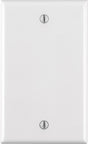 Leviton White 1 gang Thermoset Plastic Blank Wall Plate 1 pk