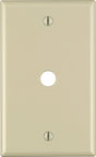 Leviton Ivory 1 gang Thermoset Plastic Cable/Telco Wall Plate 1 pk