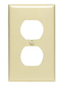 Leviton Ivory 1 gang Nylon Duplex Wall Plate 1 pk