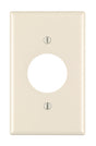 Leviton Almond 1 gang Thermoset Plastic Outlet Wall Plate 1 pk