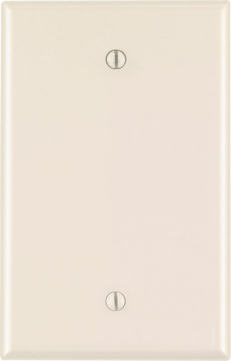 Leviton Almond 1 gang Nylon Blank Wall Plate 1 pk