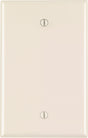 Leviton Almond 1 gang Nylon Blank Wall Plate 1 pk