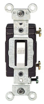 Leviton 15 amps Single Pole Toggle Switch White 1 pk