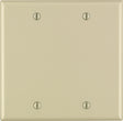 Leviton Ivory 2 gang Thermoset Plastic Blank Wall Plate 1 pk