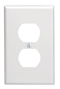 Leviton White 1 gang Thermoset Plastic Duplex Wall Plate 1 pk