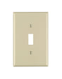 Leviton Ivory 1 gang Thermoset Plastic Toggle Wall Plate 1 pk