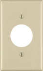 Leviton Ivory 1 gang Thermoset Plastic Outlet Wall Plate 1 pk