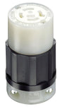 Leviton Industrial Nylon Grounding Locking Connector L14-20R 14-10 AWG 3 Pole 4 Wire
