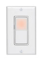 Leviton Decora 15 amps Three Pole 3-Way Illuminated Rocker Switch White 1 pk