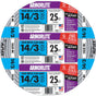 Southwire Armorlite 25 ft. 14/3 Solid Aluminum Armored MC Cable