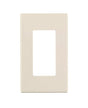 Leviton Almond 1 gang Polycarbonate Decorator Wall Plate 1 pk