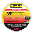 Scotch 3/4 in. W X 66 in. L Yellow Vinyl Electrical Tape