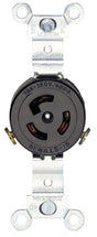 Leviton 15 amps 125 V Black Locking Receptacle L5-15R 1 pk