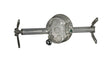 Raco RETRO-BASE 22.4 cu in Round Steel 1 gang Fan Box Gray