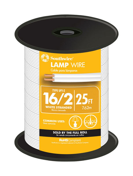 Southwire 16/2 300 V 25 ft. L Lamp Cord
