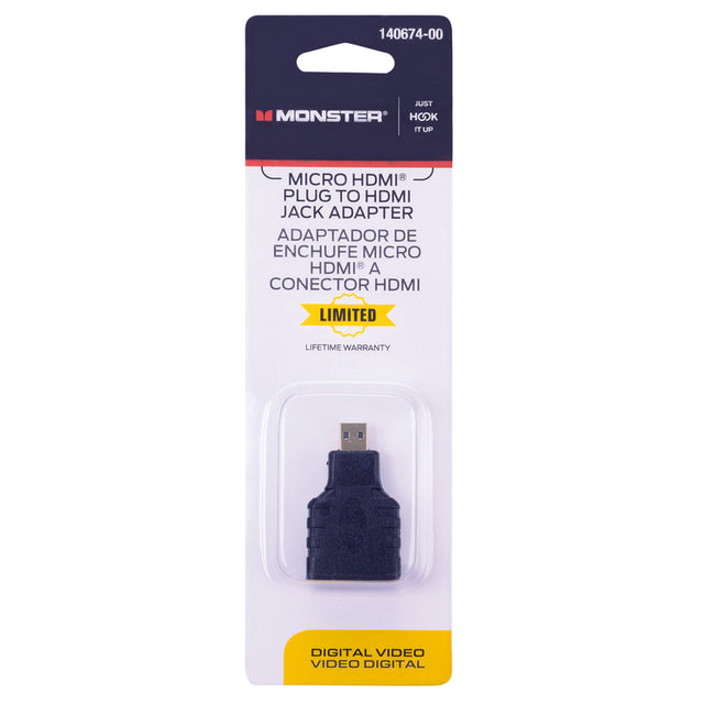 Monster Just Hook It Up HDMI Adapter 1 pk