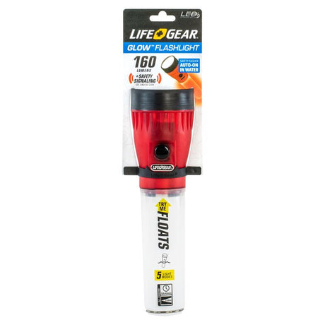 Life+Gear Glow 12 lm Red LED Flashlight AA Battery