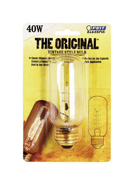 Feit The Original 40 W T12 Vintage Incandescent Bulb E26 (Medium) Soft White 1 pk