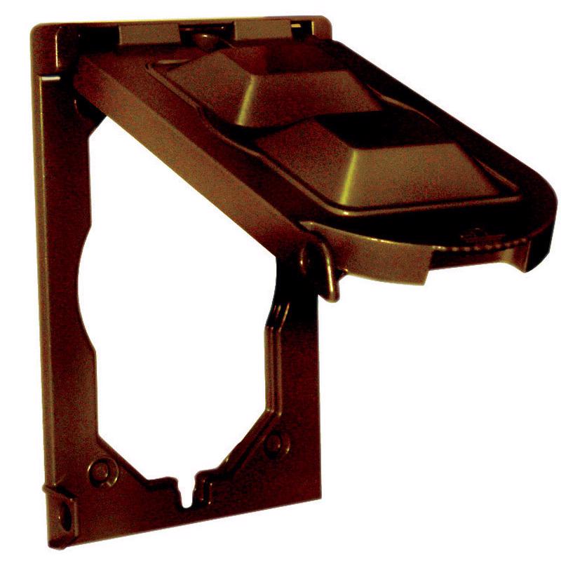 Sigma Engineered Solutions Rectangle Plastic 1 gang Multi-Use Cover