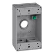 Sigma Engineered Solutions New Work 18.3 cu in Rectangle Metallic 1 gang Weatherproof Box Gray