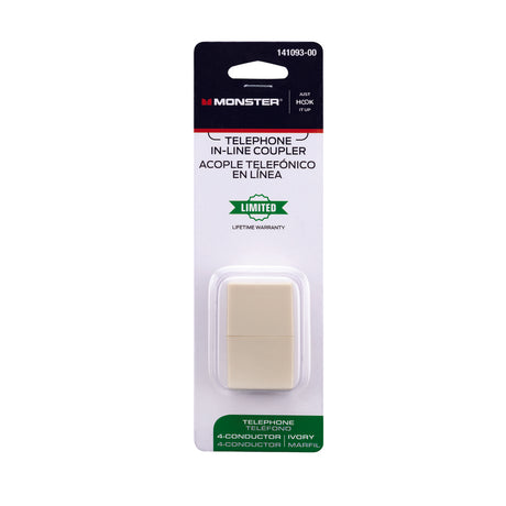 Monster Just Hook It Up 0 ft. L Ivory Modular In Line Coupler