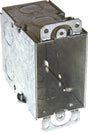 Raco 18 cu in Rectangle Steel 1 gang Electrical Box Gray