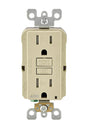 Leviton SmartlockPro 15 amps 125 V Ivory AFCI Outlet 5-15R 1 pk