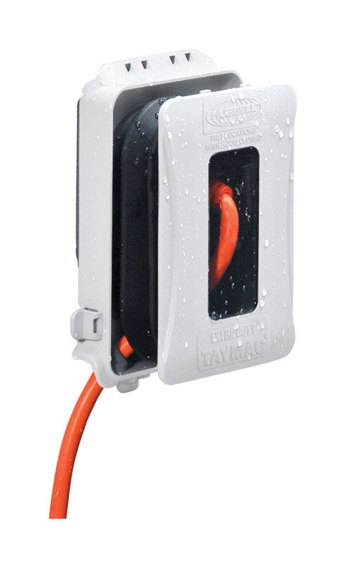 TayMac Rectangle Plastic 1 gang In-Use Cover