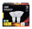 Feit Enhance PAR30 E26 (Medium) LED Bulb Bright White 75 Watt Equivalence 2 pk