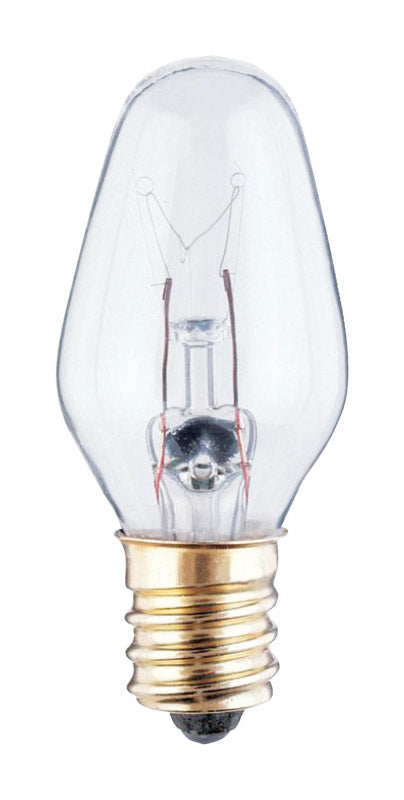 Westinghouse 4 W C7 Specialty Incandescent Bulb E12 (Candelabra) White 4 pk