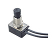 Gardner Bender 10 amps Push Button Switch Black 1 pk