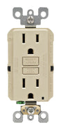 Leviton SmartlockPro 15 amps 125 V Duplex Ivory GFCI Outlet 5-15R 1 pk