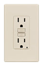 Leviton SmartlockPro 15 amps 125 V Duplex Light Almond GFCI Outlet 5-15R 1 pk
