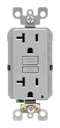 Leviton 20 amps 125 V Gray GFCI Outlet 5-20R 1 pk