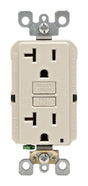 Leviton SmartlockPro 20 amps 125 V Duplex Light Almond GFCI Outlet 5-20R 1 pk