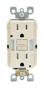 Leviton 15 amps 125 V Duplex Light Almond GFCI Outlet 5-15R 1 pk