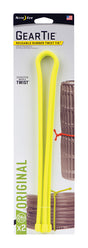 Nite Ize Gear Tie 24 in. L Yellow Twist Ties 2 pk