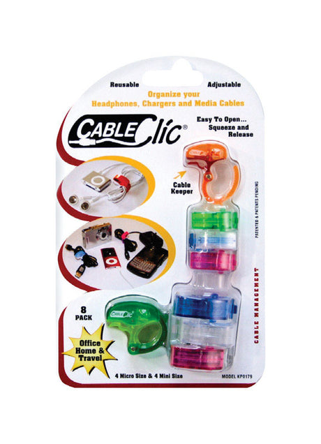 Cable Clic Polymer Cable Clamp 8 pk
