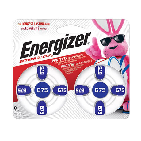 Energizer Zinc Air 675 1.4 V 0.62 mAh Hearing Aid Battery 8 pk