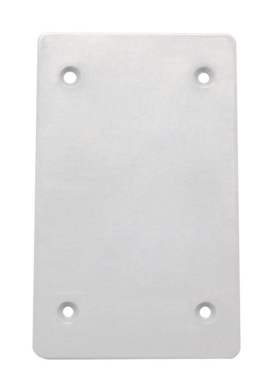 Sigma Engineered Solutions Rectangle Plastic 1 gang Flat Box Cover