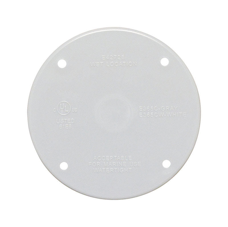 Sigma Engineered Solutions Round Plastic Flat Box Cover