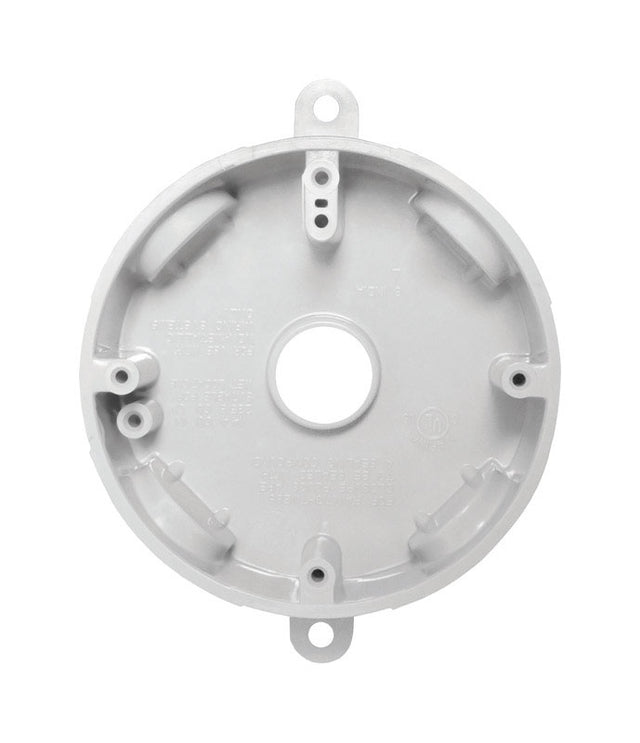 Sigma Engineered Solutions New Work 14.8 cu in Round Plastic Outlet Box White