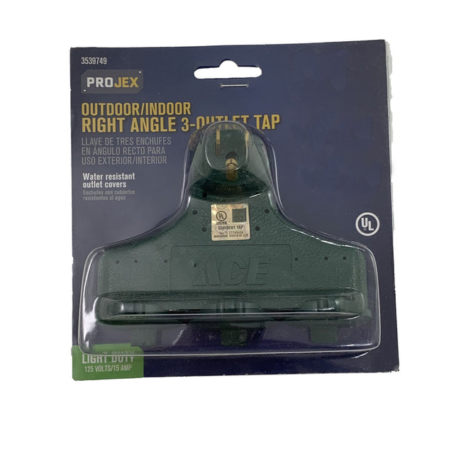 Projex Grounded 3 outlets Adapter 1 pk