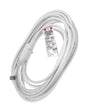 Projex Outdoor 25 ft. L White Extension Cord 16/3