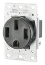 Leviton 50 amps 125/250 V Duplex Black Outlet 14-50R 1 pk