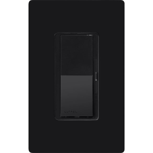 Lutron Diva Black 600 W 3-Way Dimmer Switch 1 pk