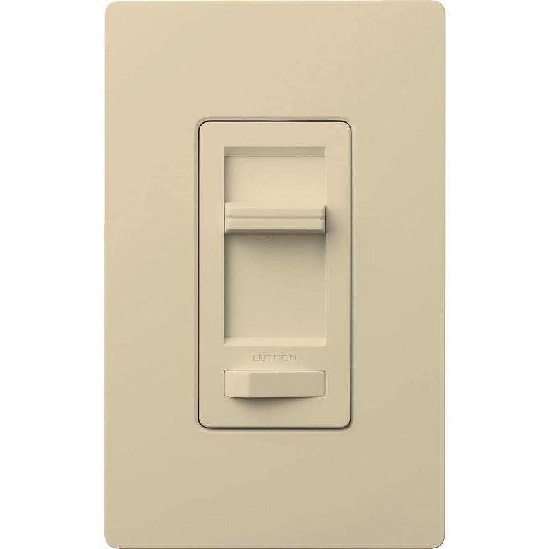 Lutron Ivory 150W for CFL and LED / 600W for incandescent and halogen W 3-Way Dimmer Switch 1 pk